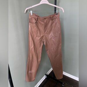 Zara Faux Leather Pants
